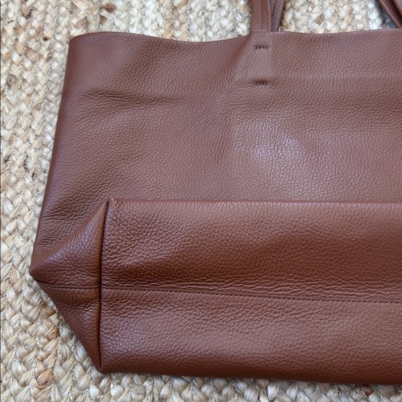 Cuyana Brown Women's Classic Easy Tote Work Bag Double Strap Large - Picture 8 of 12